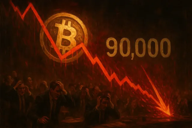 Bitcoin Falls Below $90,000 as Market Fear Reaches Extreme Levels