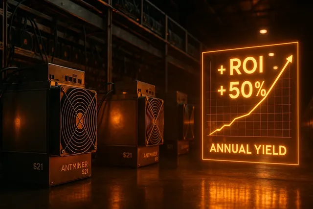Bitcoin Mining Yields Over 50% Annual ROI in September 2025