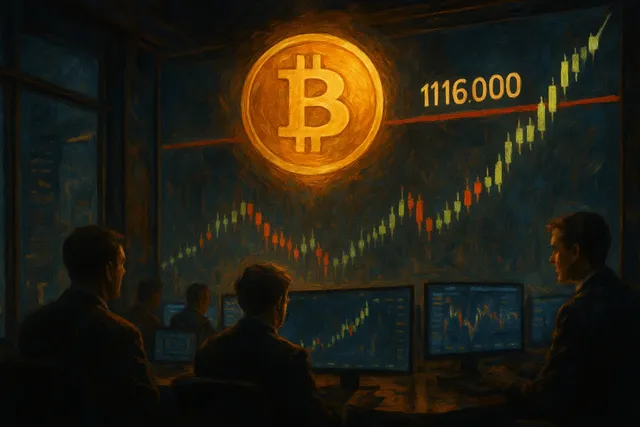 Bitcoin Rises Above $116 000 After Four-Month Consolidation