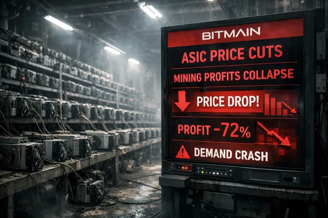 Bitmain Slashes ASIC Miner Prices as Mining Profitability Hits Lows