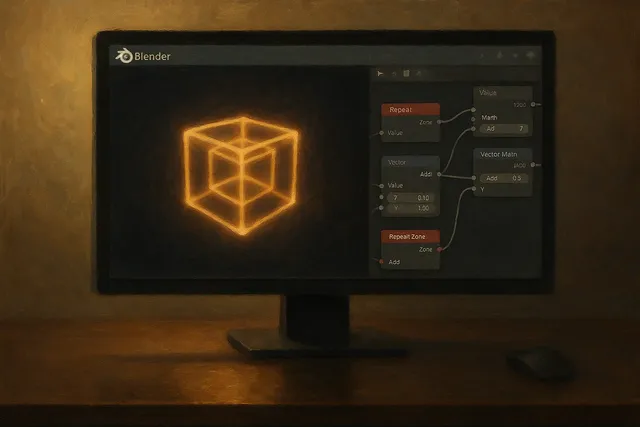 Blender 5.0 beta brings raymarching demos and Repeat Zones