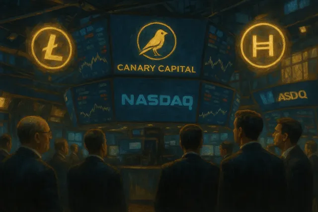 Canary Capital Launches First Litecoin and HBAR ETFs on Nasdaq