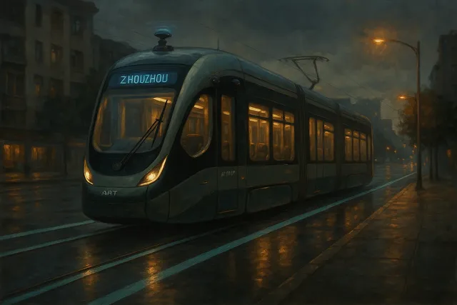 China Launches Autonomous Tram Running on Virtual Tracks