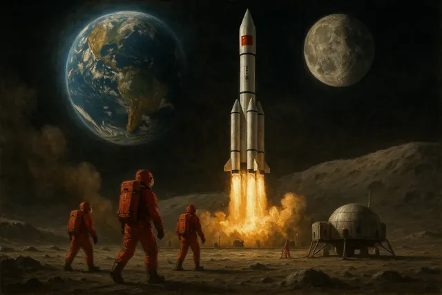 China to Launch Crewed Moon Mission by 2030 and Build Base by 2035