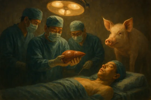 China performs world’s first pig-to-human liver transplant
