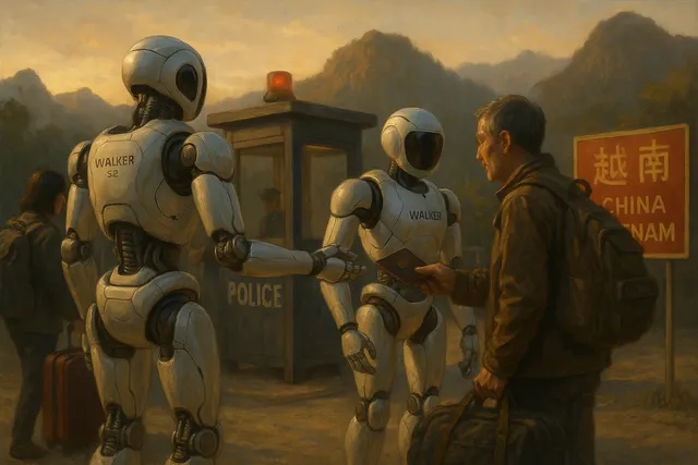 China Deploys Humanoid Robots to Patrol Border With Vietnam