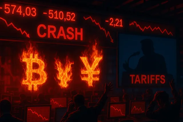 Crypto Market Crashes After Trump’s 100% Tariffs on Chinese Imports