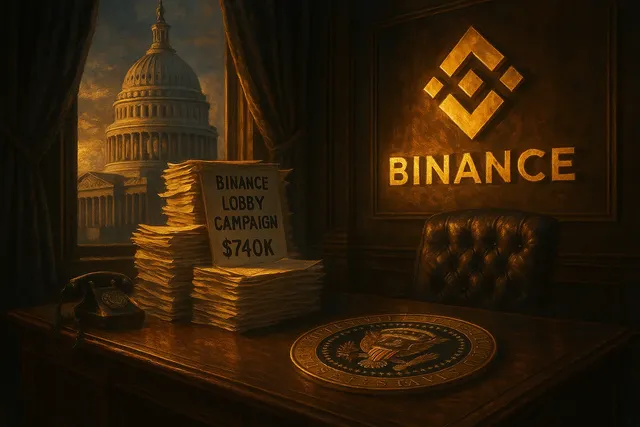 Binance Spent $740 000 Lobbying for Trump Pardon of Changpeng Zhao