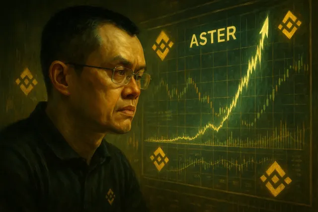 Changpeng Zhao Invests $2.5M in Aster, Token Surges 30%
