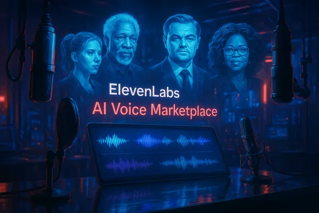 ElevenLabs Launches Iconic Voice Marketplace for AI-Generated Celebrity Voices