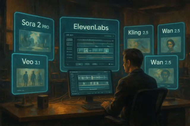 ElevenLabs Image & Video platform combining top AI video and image models in a unified workflow