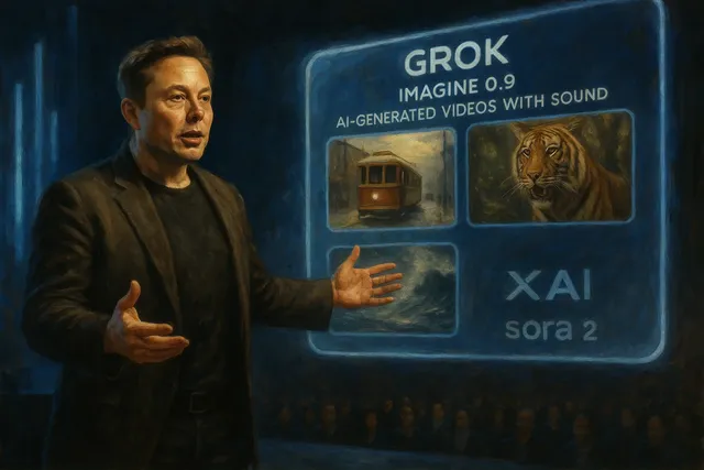 Elon Musk Upgrades Grok Imagine 0.9 to Rival OpenAI’s Sora 2