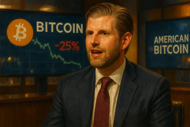 Eric Trump Says Bitcoin Dip Is a Buying Opportunity, Not a Crisis