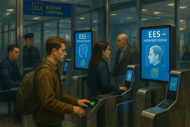 EU to enforce biometric border checks from October 2025