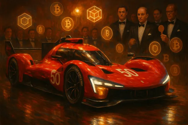 Ferrari Launches Digital Token for Le Mans–Winning 499P Race Car