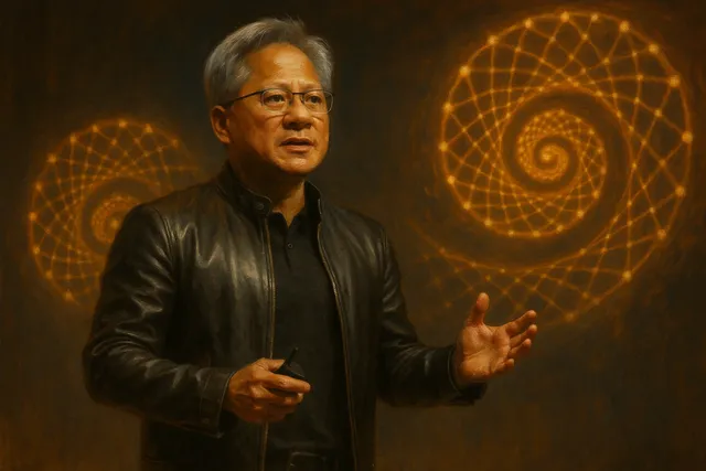 Nvidia’s Jensen Huang says AI has entered a “success spiral”