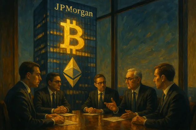 JPMorgan to Accept Bitcoin and Ethereum as Loan Collateral by Late 2025