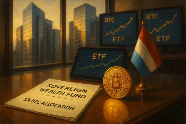 Luxembourg Allocates 1% of Sovereign Fund to Bitcoin ETFs
