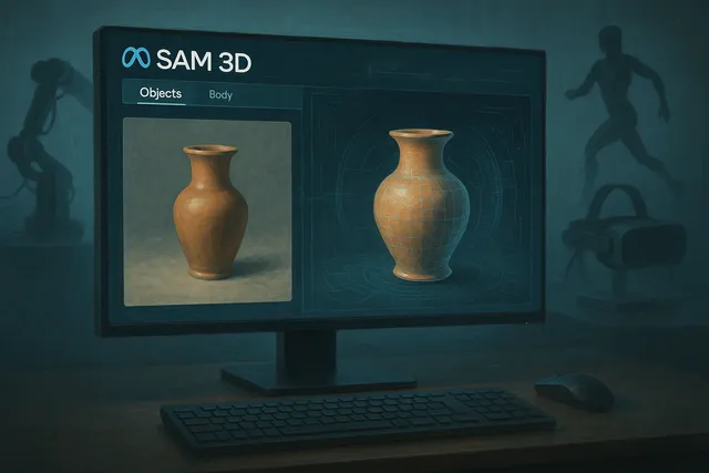 Meta Unveils SAM 3D for Single-Image 3D Reconstruction