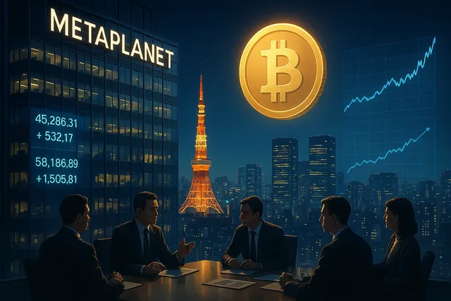 Metaplanet Halts Share Sales to Boost Bitcoin Reserves Amid Market Pressure