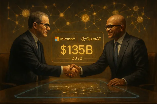 Microsoft Restructures $135B Partnership with OpenAI Through 2032