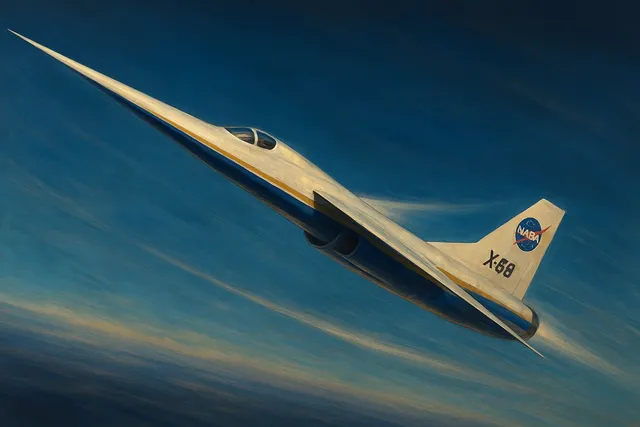 NASA and Lockheed Martin Test Quiet Supersonic Jet X-59