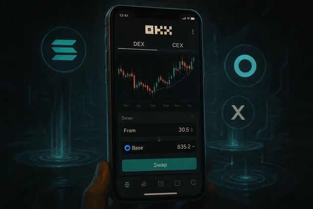 OKX Integrates DEX and CEX Trading Into a Single Mobile App