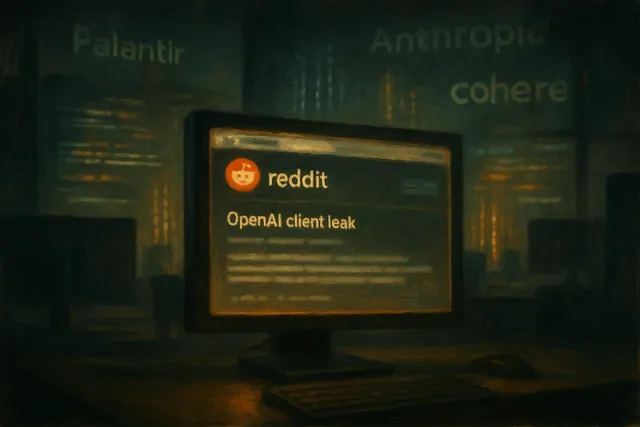 Reddit post claims OpenAI accidentally leaked list of top 30 clients