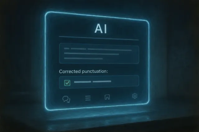 ChatGPT interface showing corrected punctuation behavior without long em dash