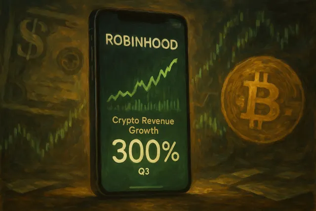 Robinhood’s Crypto Revenue Soars 300% in Q3, Driving Record Earnings