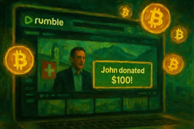Rumble to Launch Bitcoin Donations for 51 Million Users by December 2025