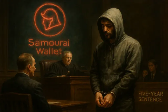Samourai Wallet Developer Gets Five-Year Prison Sentence
