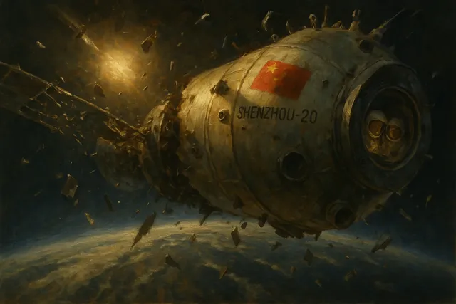 Chinese astronauts stranded after Shenzhou-20 hit by space debris