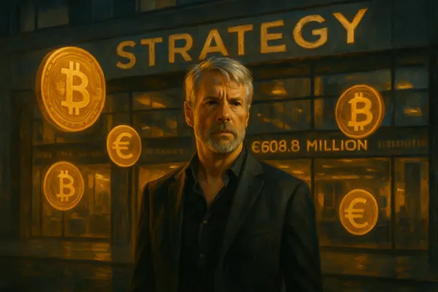 Strategy Raises €608.8 Million for New Bitcoin Purchases via Stock Offering
