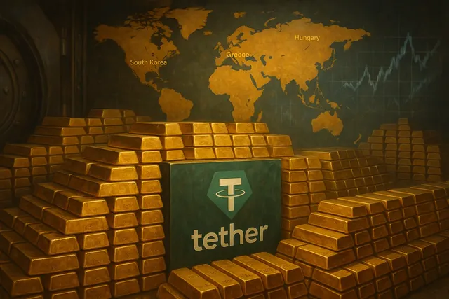 Tether’s Gold Reserves Now Rival Those of Nation-States