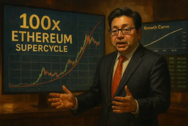 Tom Lee Predicts Ethereum Could Enter a 100x Bitcoin-Style Supercycle