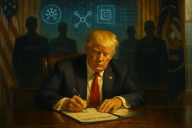 Donald Trump signs the Genesis Mission executive order to launch a national AI program