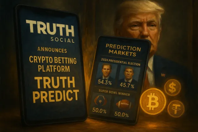 Trump’s Truth Social Launches Crypto Prediction Platform “Truth Predict”