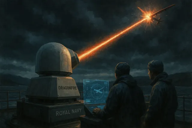 UK unveils DragonFire laser weapon capable of shooting down fast drones