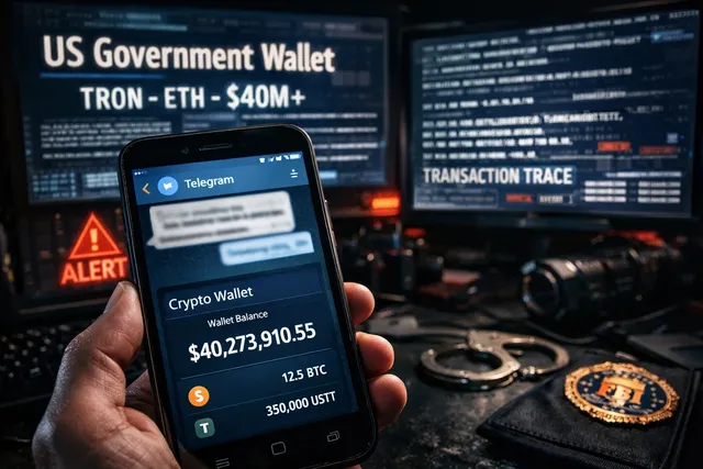 Telegram Bragging Exposes Alleged $40M US Government Crypto Theft