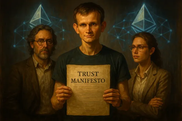 Vitalik Buterin Publishes the “Trust Manifesto” on Crypto Decentralization