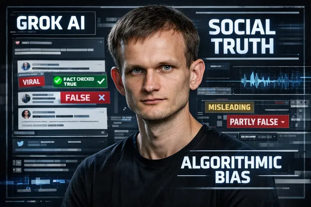 Vitalik Buterin Says Grok Makes X More Truth-Oriented