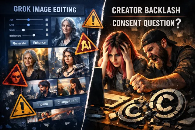 Grok Image Editing on X Triggers Backlash From Creative Community