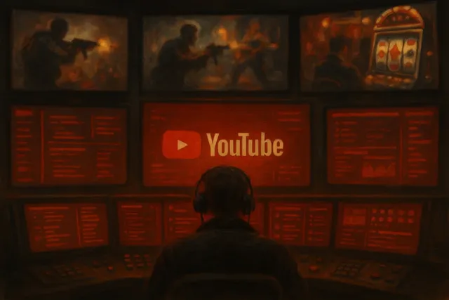 YouTube Tightens Rules on Violent Gaming and “Social Casino” Content