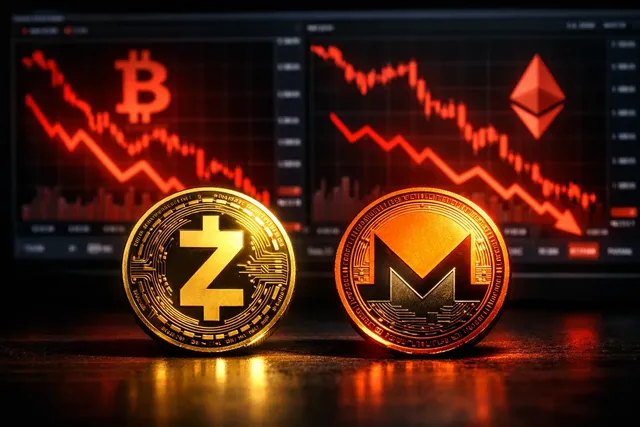 Zcash and Monero Emerge as Coins of the Year as Bitcoin and ETH Fall