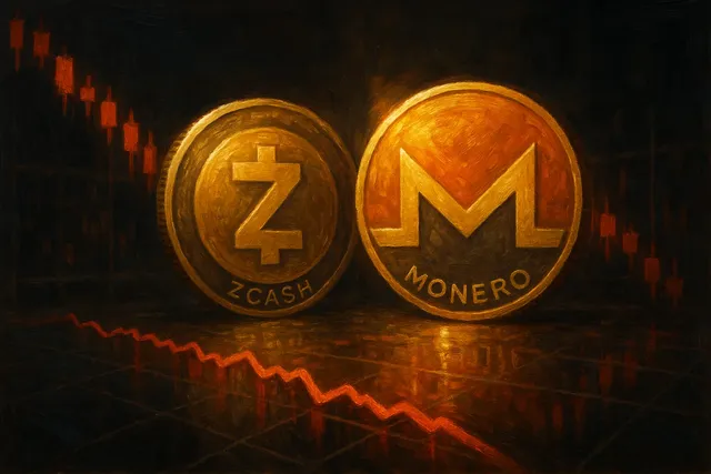 Zcash and Monero Surge as the Crypto Market Declines