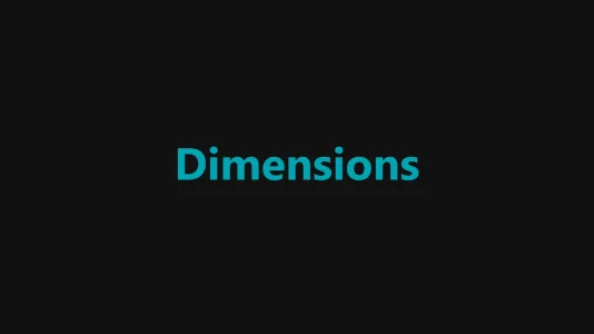 Dimensions