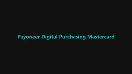 Payoneer Digital Purchasing Mastercard